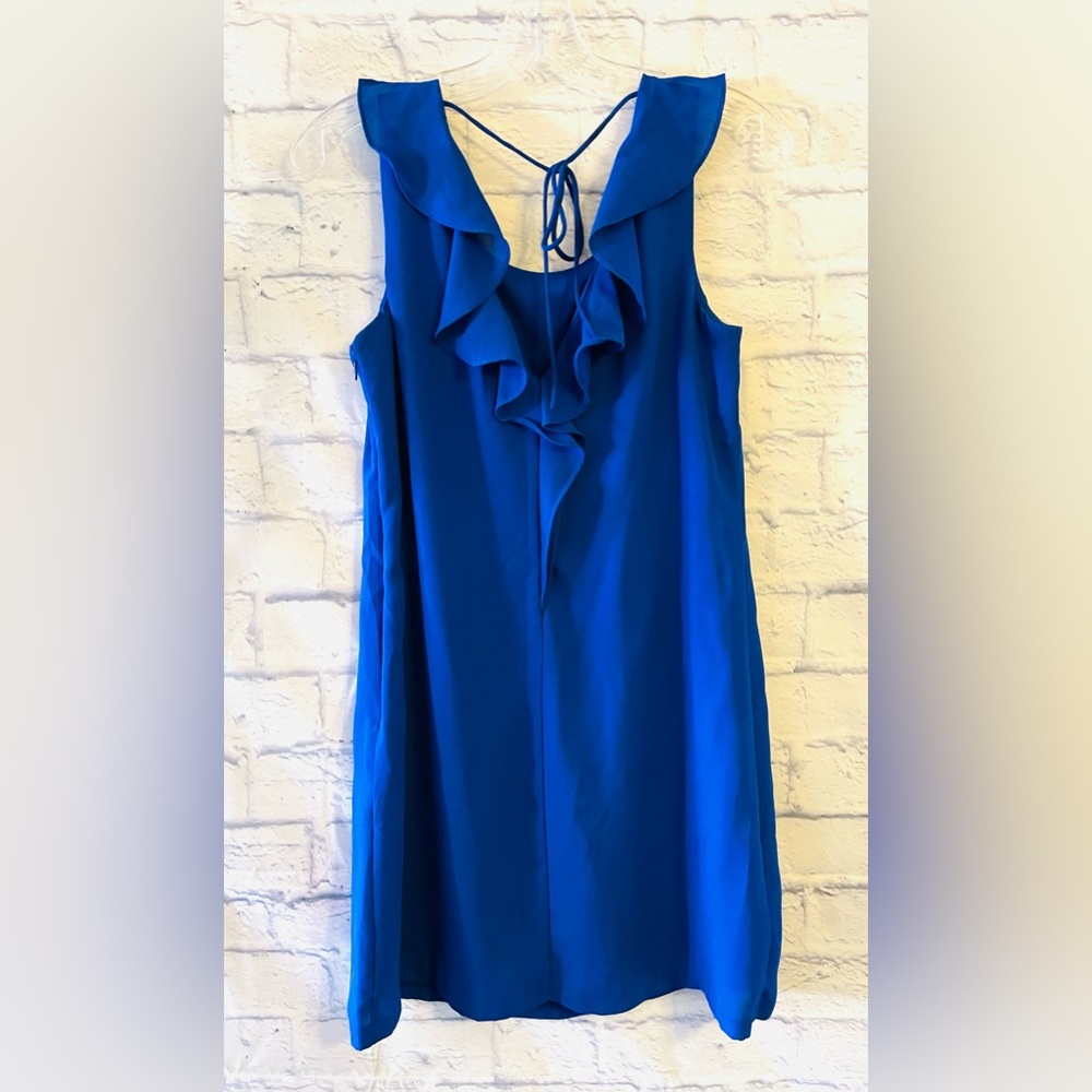 Decree Blue Summer Dress Size Small Ruffle